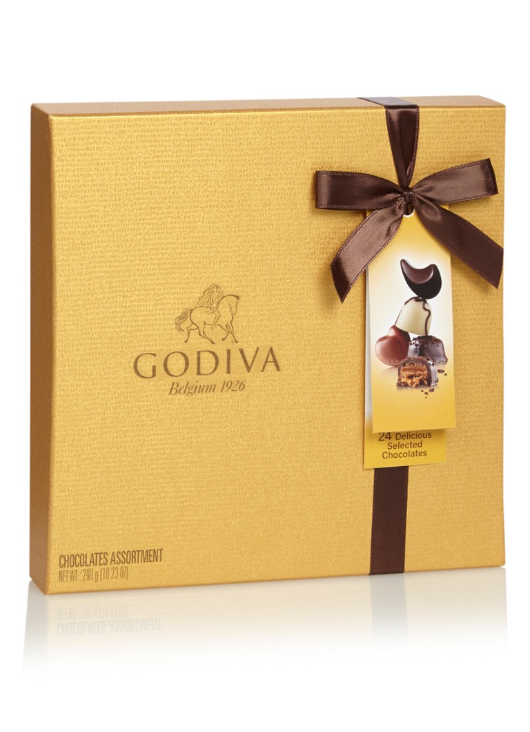 Godiva - Gold Rigid chocolade bonbons assortiment 24 stuks - Goud