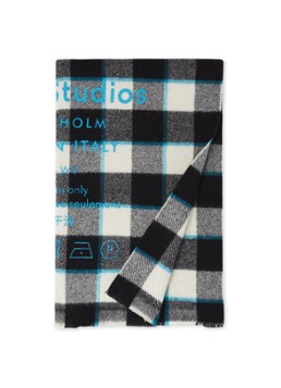 Acne Studios Cassiar Check sjaal van wol 220 x 70 cm