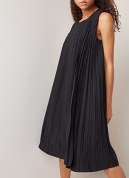 Acne Studios Disha loose fit midi-jurk met plissé