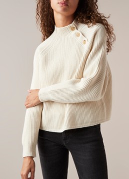 Acne Studios Kabby coltrui van wol met knoopdetail