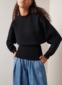 Acne Studios Kaphne pullover van merinowol met vleermuismouw
