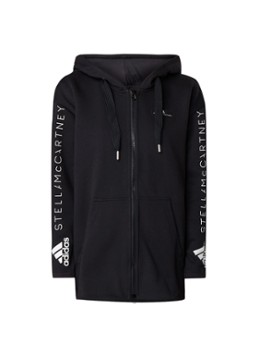 adidas Oversized sweatvest met capuchon