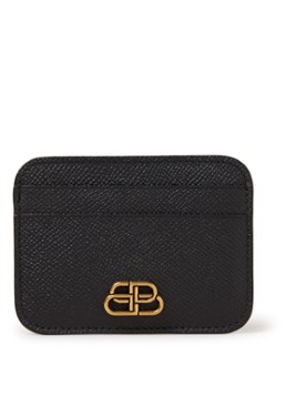 Balenciaga BB pasjeshouder van kalfsleer