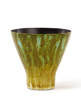 Broste Copenhagen Naya bloempot met glazuur 13 cm