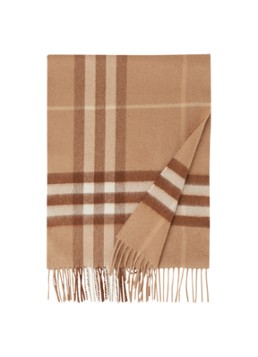 BURBERRY Giant Check sjaal van kasjmier 170 x 30 cm