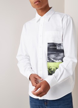 Calvin Klein Regular fit overhemd met fotoprint