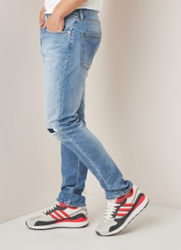 Calvin Klein Slim fit jeans met stretch en ripped details