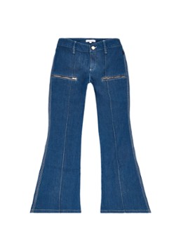 Chloé Jean flared fit jeans met sierstiksel