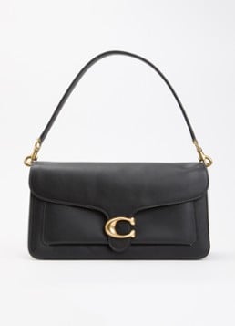 Coach Tabby 36 schoudertas van leer met logo