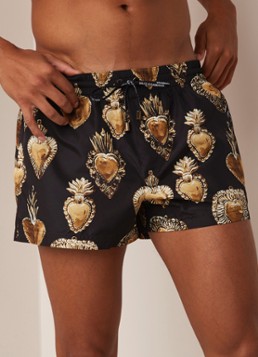 Dolce & Gabbana Cuore Sacro zwembroek met dessin