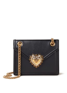 Dolce & Gabbana Devotion schoudertas van kalfsleer