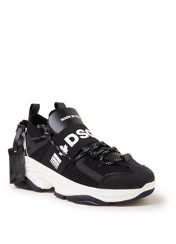 Dsquared2 D-Bumpy sneaker met kalfsleren details