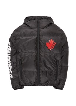 Dsquared2 Donsjas met capuchon en logoprint
