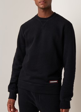 Dsquared2 Lounge sweater met ronde hals
