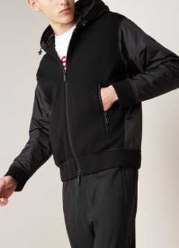 Dsquared2 Ski-jack met contraststof en dubbele capuchon