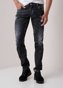 Dsquared2 Slim fit jeans met ripped details