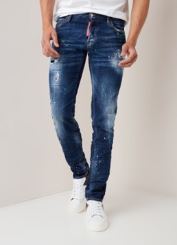 Dsquared2 Slim fit jeans met verfspatters