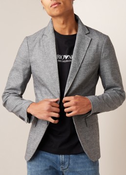 Emporio Armani Slim fit colbert met uitneembare voering