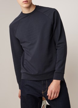 Emporio Armani Sweater met gestanste logo