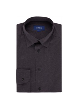 Eton Regular fit overhemd van jersey