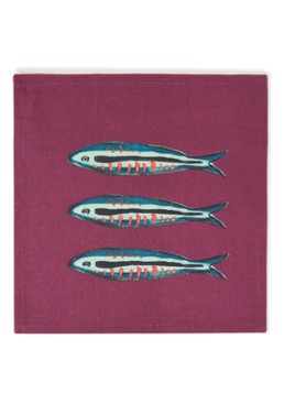 Fabienne Chapot Sardine servet van katoen 35 x 35 cm