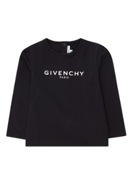 Givenchy Longsleeve met plooidetail en logoprint