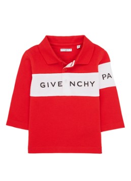 Givenchy Polo van piqué katoen met logoprint