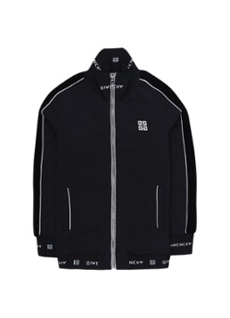 Givenchy Sweatvest met merkopdruk en contrastbies