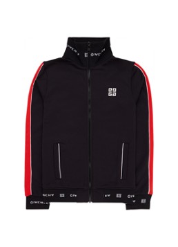 Givenchy Vest met opstaande kraag en contrastbies