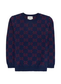 Gucci Pullover met ingebreid logodessin met lurex