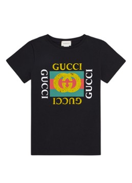 Gucci T-shirt met merkopdruk