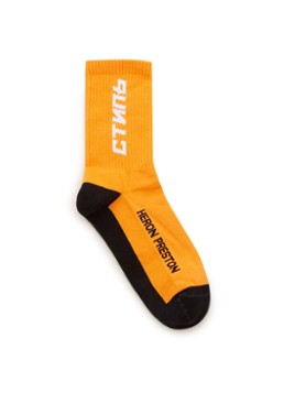 Heron Preston CTNMB Long sokken met logo