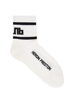 Heron Preston CTNMB short sokken met logo