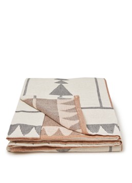 House Doctor Tribe bedsprei van katoen 140 x 260 cm