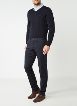 HUGO BOSS Crigan3-D mid rise regular fit chino met stretch