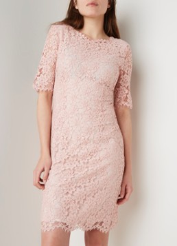 HUGO BOSS Kalissy jurk van kant met V-hals