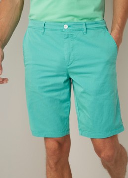 HUGO BOSS Liem straight fit chino korte broek met stretch