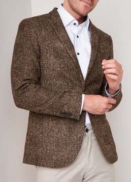 HUGO BOSS Norwin slim fit colbert in wolblend