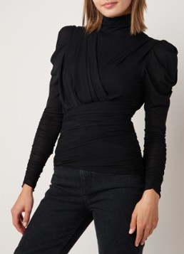 Isabel Marant Jalford top met draperie en dessin