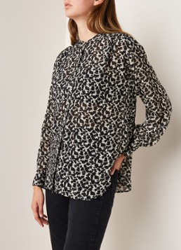 Isabel Marant Semi-transparante blouse met lurex