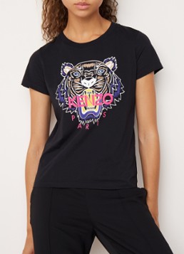 KENZO Icon Tiger T-shirt met logoprint