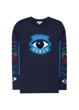KENZO KIDS Gibs longsleeve met logoprint