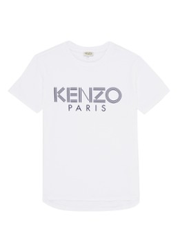 KENZO KIDS T-shirt van katoen met logoprint