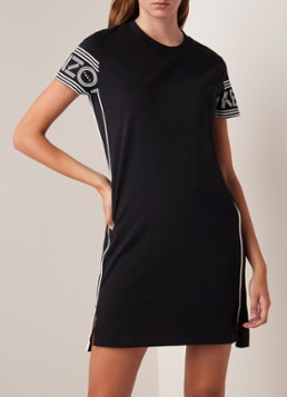 KENZO T-shirt jurk met logoprint