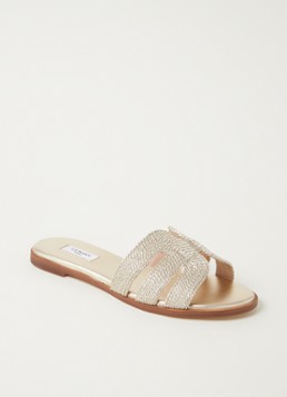 L.K.Bennett Riley slipper met glansdraad • Goud • de Bijenkorf