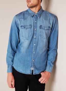 Levi's Barstow Western regular fit denim overhemd