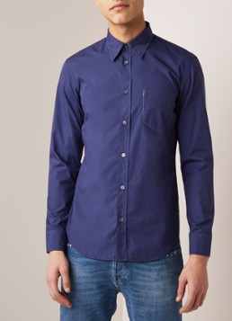 Maison Margiela Slim fit overhemd met gestikte borstzak