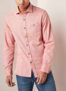 MANGO Adara slim fit overhemd van katoen