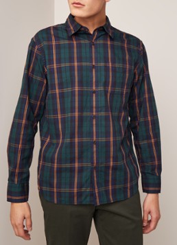 MANGO Odd regular fit overhemd met ruitdessin