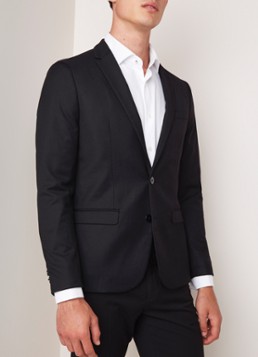 MANGO Paulo tailored fit colbert met klepzakken